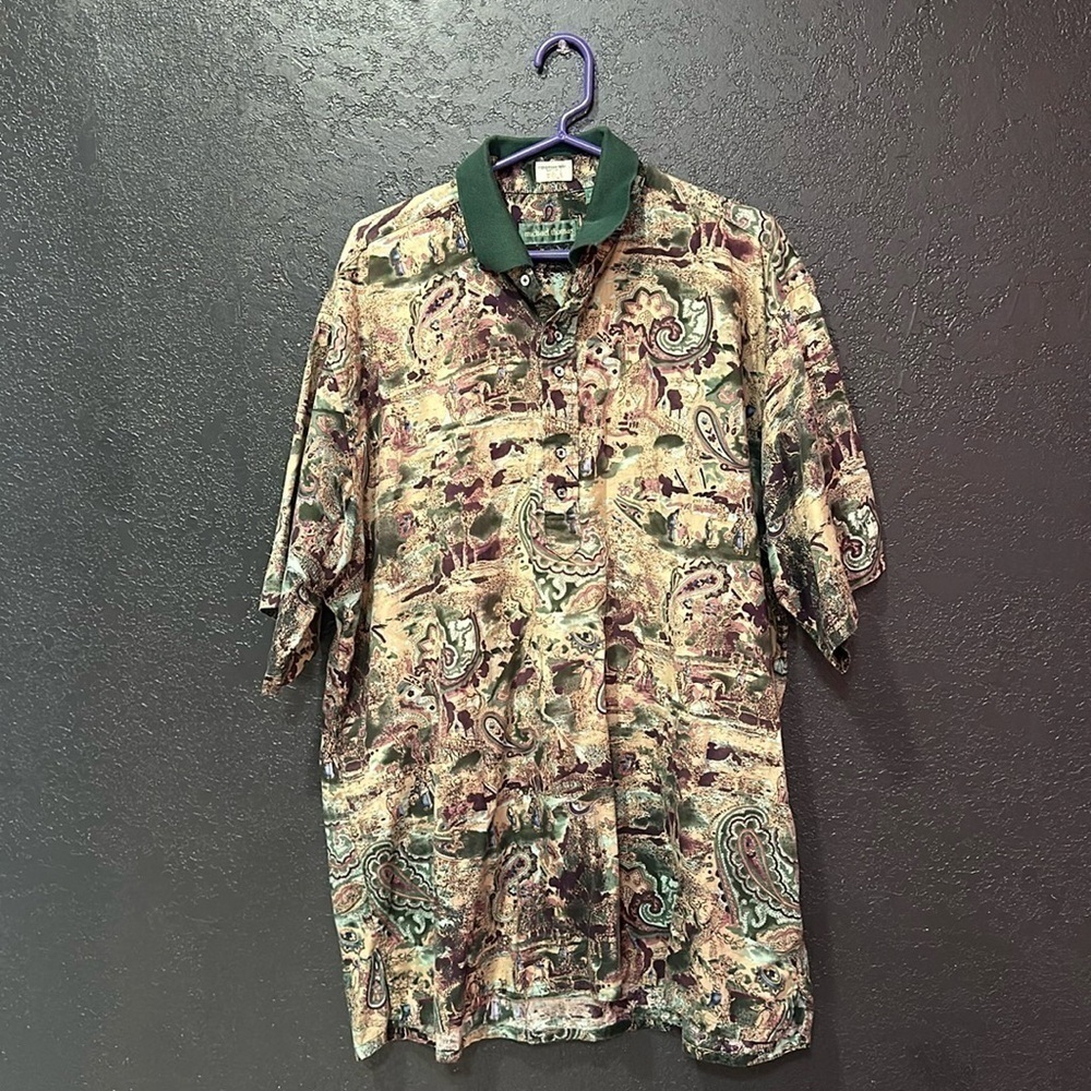MICHAEL THOMAS Vintage Casual Button Down Shirt Size XXL
